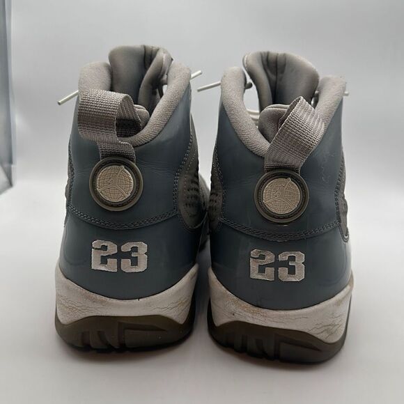 2012 NIKE AIR JORDAN‎ IX 9 RETRO COOL GREY WHITE CHARCOAL 302370-015 Size 13.5 main image 5
